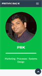 Mobile Screenshot of prithvirajk.com